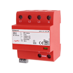 Thiết bị chống sét nguồn điện 3 pha, tích hợp bảo vệ sơ cấp và thứ cấp DSH TT 255 FM (941 310) - DEHN