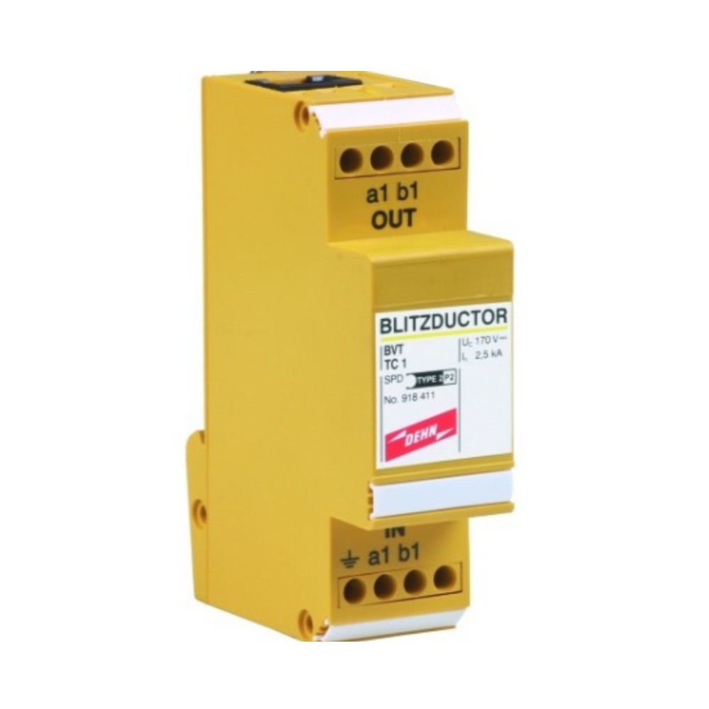 Thiết bị chống sét lan truyền cho đường tín hiệu BVT TC 1 (918 411) - DEHN