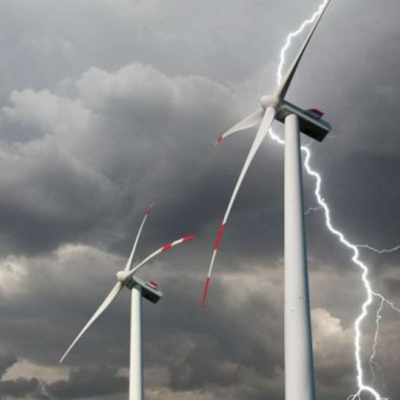Biện Pháp bảo vệ Cho Turbine Gió khỏi các rủi ro từ sét đánh
